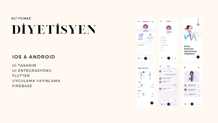 Diyetisyen Uygulaması proje kapağı
